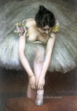 ピエール・キャリア・ベルーズ Painting - バレエ前 1896 年のバレエ ダンサー キャリア ベルーズ ピエール